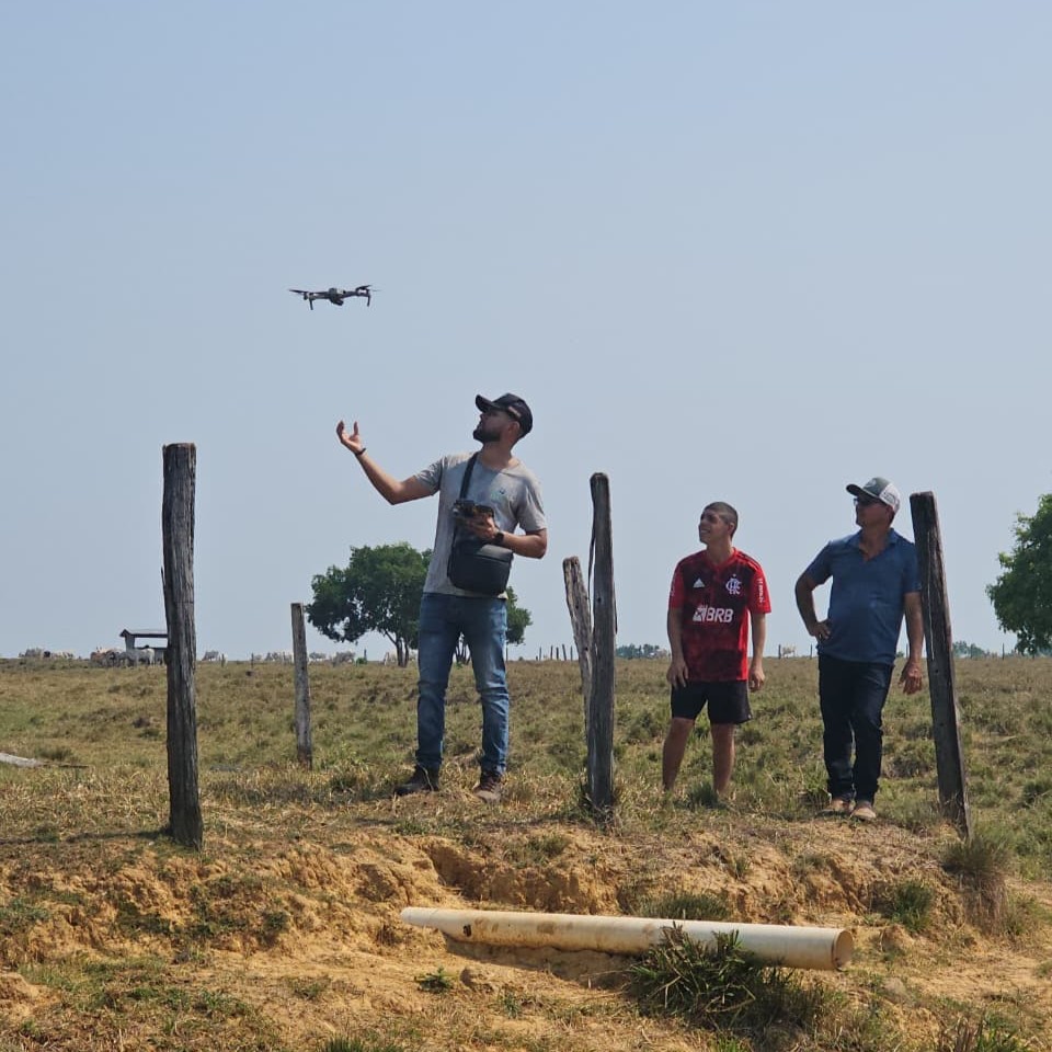 Aerolevantamento com uso de drone